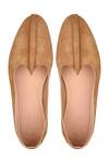 Buy_Sko_Brown Suede Mojris _at_Aza_Fashions