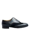 Dmodot_Black Handcrafted Brogue Oxfords _Online_at_Aza_Fashions