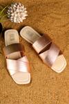 Buy_Veruschka by Payal Kothari_Pink Cayman Cross Strap Sandals_at_Aza_Fashions