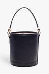 Tan & Loom_Black Nappa Leather Potli Bag _Online_at_Aza_Fashions