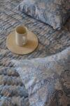 Buy_Raamae_Mogra Block Print Cushion Cover_Online_at_Aza_Fashions