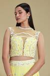 Buy Cherie D Yellow Silk, Tulle Round Embroidered Lehenga Set Online at Aza Fashions Buy_Cherie D_Yellow Silk, Tulle Round Embroidered Lehenga Set _Online_at_Aza_Fashions