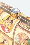 NR By Nidhi Rathi_Multi Color Printed Mughal Clutch With Sling_at_Aza_Fashions