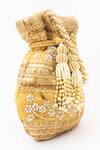 NR By Nidhi Rathi Gold Embroidered Leilani Potli Bag Online at Aza Fashions NR By Nidhi Rathi_Gold Embroidered Leilani Potli Bag_Online_at_Aza_Fashions