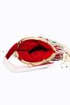 Shop_NR by Nidhi Rathi_Velvet Hand Embellished Clutch Bag_Online_at_Aza_Fashions