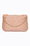 Shop_NR BY NIDHI RATHI_Peach Embellished Flap Bag _at_Aza_Fashions