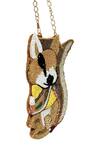 NR by Nidhi Rathi_Squirrel Embroidered Mobile Cover_Online_at_Aza_Fashions