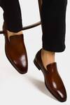 Buy_Luxoro Formello_Brown Hand Painted Brogue Loafers _at_Aza_Fashions