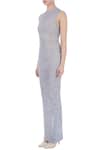 Buy_Chisel by Meghna Ramrakhiya_Blue Embellished Gown_Online_at_Aza_Fashions