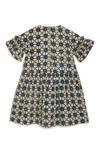 Shop_Charkhee_Beige Block Print Dress For Girls_at_Aza_Fashions