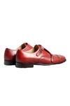 Dmodot_Red Double Monk Shoes _Online_at_Aza_Fashions