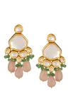 ChhavI'S Jewels_Gold Plated Stones, Beads Kundan Choker Set _Online_at_Aza_Fashions