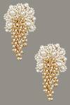 Shop_House of D'oro_Embellished Drop Earrings_at_Aza_Fashions