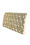 Buy_Kokommo_Silver Embroidery The Alhambra Clutch _at_Aza_Fashions
