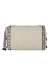 Shop_Lovetobag_Ivory Embellished Bijoux Flapover Clutch With Handle _Online_at_Aza_Fashions