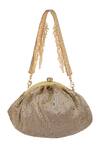 Shop_Lovetobag_Gold Embellished Eclat Soft Pouch With Handle _Online_at_Aza_Fashions