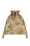 Buy_Lovetobag_Gold Embellished Floret Potli _at_Aza_Fashions