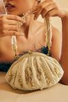 Buy_Lovetobag_Ivory Nora Soft Embellished Pouch _at_Aza_Fashions