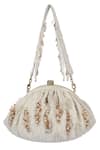 Shop_Lovetobag_Ivory Nora Soft Embellished Pouch _at_Aza_Fashions