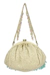 Shop_Lovetobag_Multi Color Embroidery, Beads Opal Embellished Soft Pouch _at_Aza_Fashions