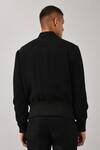 Shop_Countrymade_Black Flax Linen Embroidered Jacket _at_Aza_Fashions