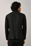 Shop_Countrymade_Black Linen Nehru Jacket_at_Aza_Fashions