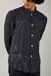 Countrymade_Blue Linen Shirt _at_Aza_Fashions