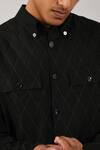 Shop_Countrymade_Black Linen Cotton Jacket _Online_at_Aza_Fashions