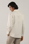 Shop_Countrymade_White Linen Cotton Casual Shirt _at_Aza_Fashions