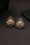 Cosa Nostraa_Gold Crown Brooch And Musashi Collar Tips Set_Online_at_Aza_Fashions