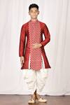 Shop_Aryavir Malhotra_White Dupion Silk Patiala_at_Aza_Fashions