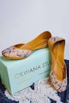 Shop_Cilwana Studio_Beige Embroidered Geometric Juttis _at_Aza_Fashions