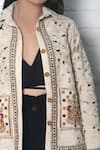 Buy_Chandrima_White Kala Cotton Spread Collar Cutwork Jacket _Online_at_Aza_Fashions