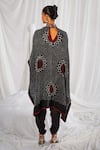 Shop_Twenty Nine_Brown Gajji Silk High Rabari Monarch Cape _at_Aza_Fashions