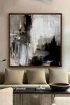 Buy_The Art House_Multi Color Canvas Handmade Abstract Painting_at_Aza_Fashions