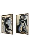 Shop_The Art House_Abstract Print Canvas Painting (Set of 2)_Online_at_Aza_Fashions
