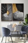 Buy_The Art House_Multi Color Canvas Digital Print Rectangular Shaped Painting Set Of 2 _at_Aza_Fashions