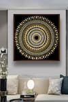 Buy_The Art House_Multi Color Canvas Handmade Mandala Painting_at_Aza_Fashions