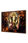 Buy_The Art House_Multi Color Canvas Handmade Abstract Lord Ganesha Painting_Online_at_Aza_Fashions