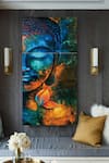 Buy_The Art House_Multi Color Canvas Digital Print Sleeping Buddha Paintings Set Of 3 _at_Aza_Fashions