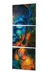 Buy_The Art House_Multi Color Canvas Digital Print Sleeping Buddha Paintings Set Of 3 _Online_at_Aza_Fashions