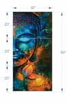 Shop_The Art House_Multi Color Canvas Digital Print Sleeping Buddha Paintings Set Of 3 _Online_at_Aza_Fashions