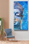 Buy_The Art House_Multi Color Canvas Handmade Abstract Sleeping Buddha Painting Set Of 3_at_Aza_Fashions