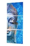 Buy_The Art House_Multi Color Canvas Handmade Abstract Sleeping Buddha Painting Set Of 3_Online_at_Aza_Fashions