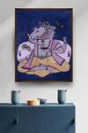 Buy_The Art House_Multi Color Canvas Digital Print Abstract Lord Ganesha Painting_at_Aza_Fashions