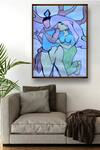 Buy The Art House Multi Color Canvas Digital Print Abstract Radha Krishna Painting at Aza Fashions Buy_The Art House_Multi Color Canvas Digital Print Abstract Radha Krishna Painting_at_Aza_Fashions