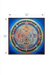 Buy_The Art House_Multi Color Canvas Digital Print Tibetan Buddhist Kalachakra Mandala Painting_Online_at_Aza_Fashions
