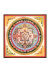 The Art House_Multi Color Canvas Handmade Kalachakra Mandala Painting _Online_at_Aza_Fashions