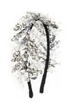 Buy_Born Flash_Silver Embellished Darter Floral Hairband _at_Aza_Fashions