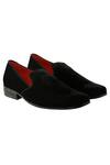 Buy_Veruschka by Payal Kothari_Black Velvet Loafers _at_Aza_Fashions